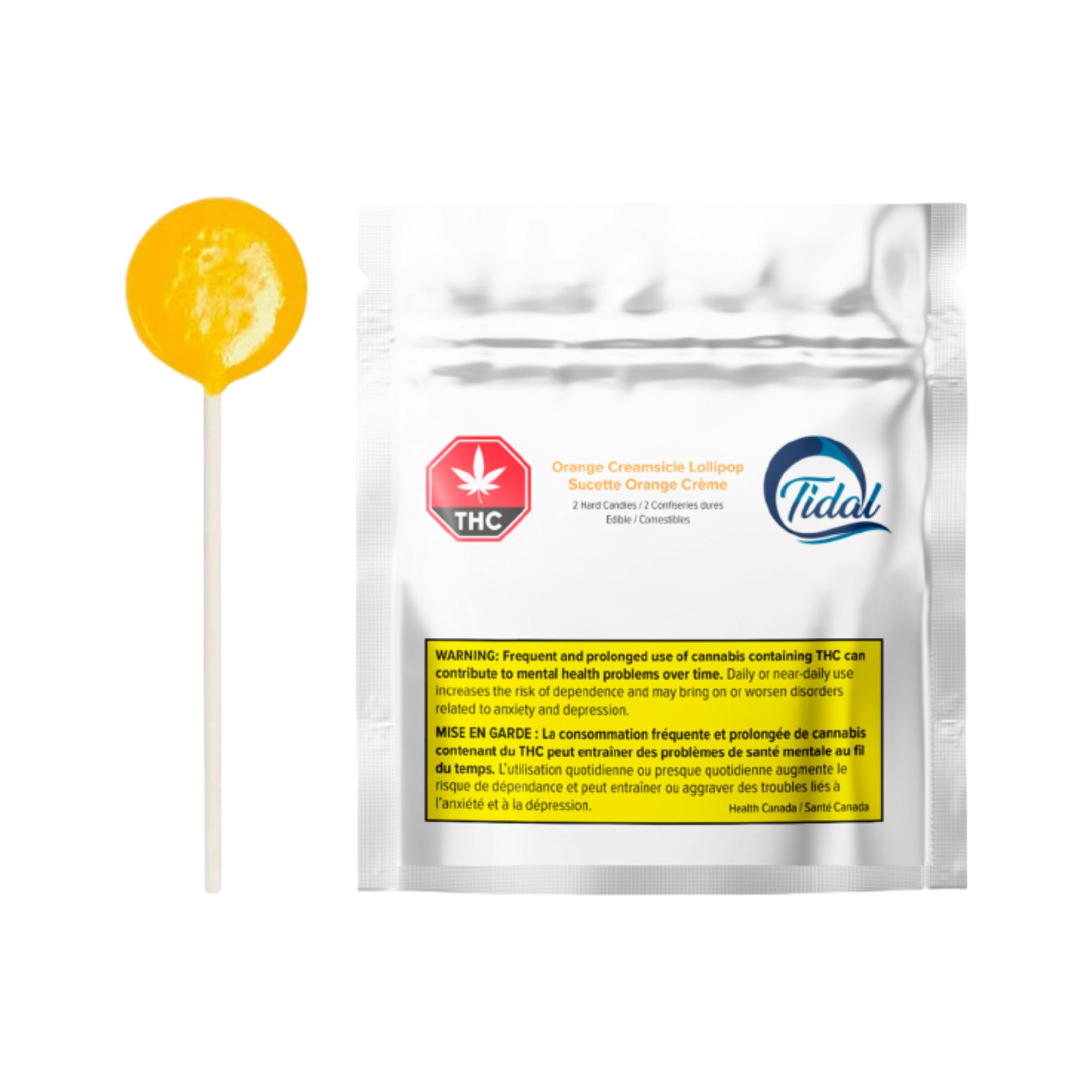 Orange Creamsicle Lollipop