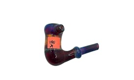 Glass Custom Sherlock Pipe (mulitcolor)
