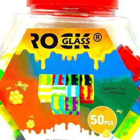Silicon Container 50 pcs in jar - Burger
