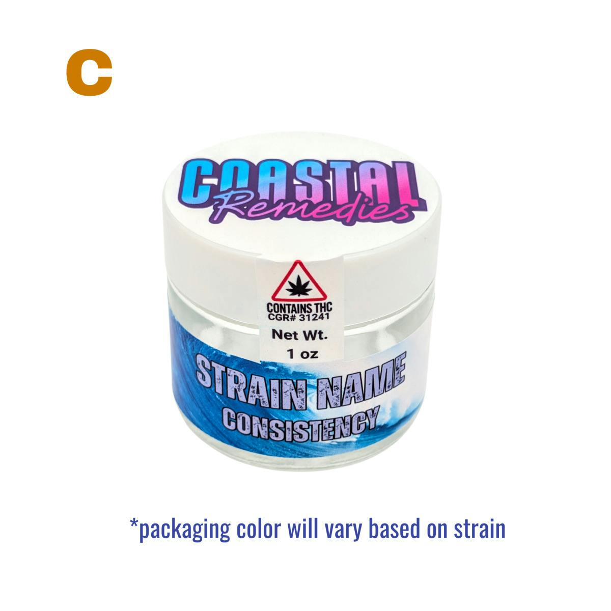 Lemon Skunk | Sugar Badder | 1oz Baller Jar | Coastal Remedies cannabis product