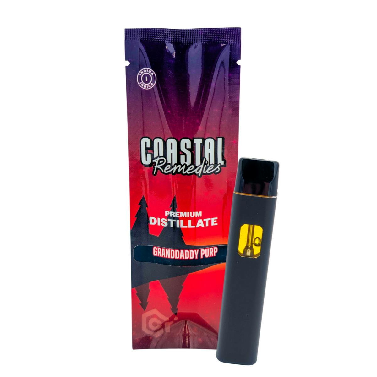 Grand Daddy Purp | 2g Distillate Disposable | Coastal Remedies cannabis product