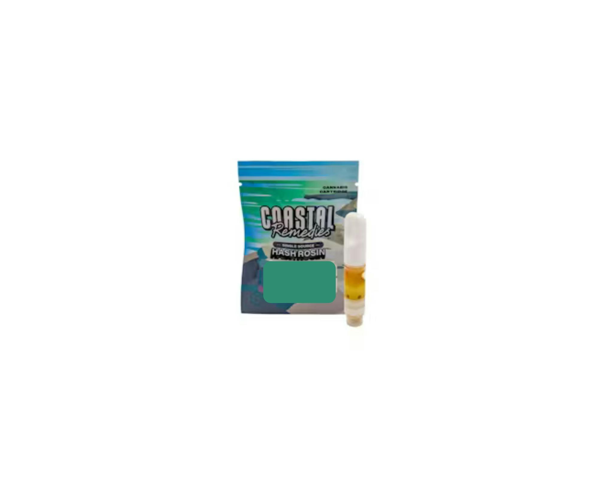 Amnesia Haze | .5g Hash Rosin Cartridge | Coastal Remedies cannabis product