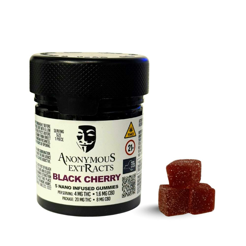 Anonymous Extracts | Sleep: Black Cherry | Gummies | 5pk