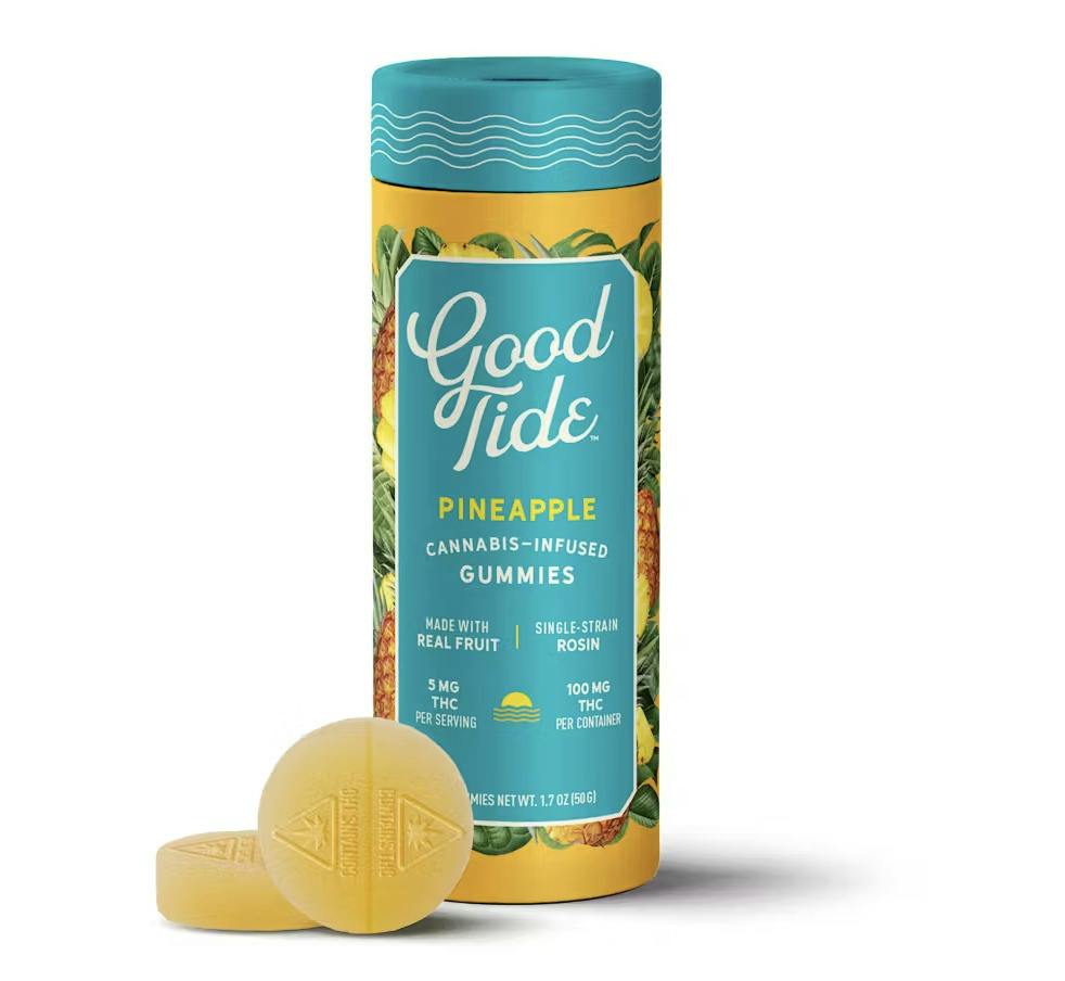 Good Tide | Pineapple | Gummy | Live Rosin | 10pk