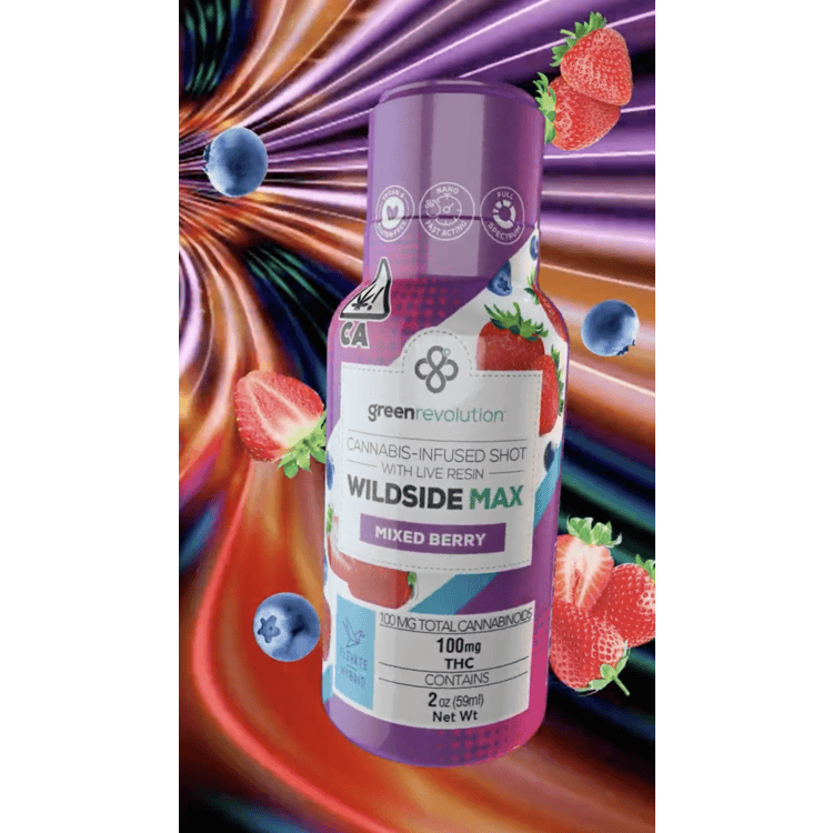 Mixed Berry MAX - SHOT - (100mg) - WILDSIDE MAX
