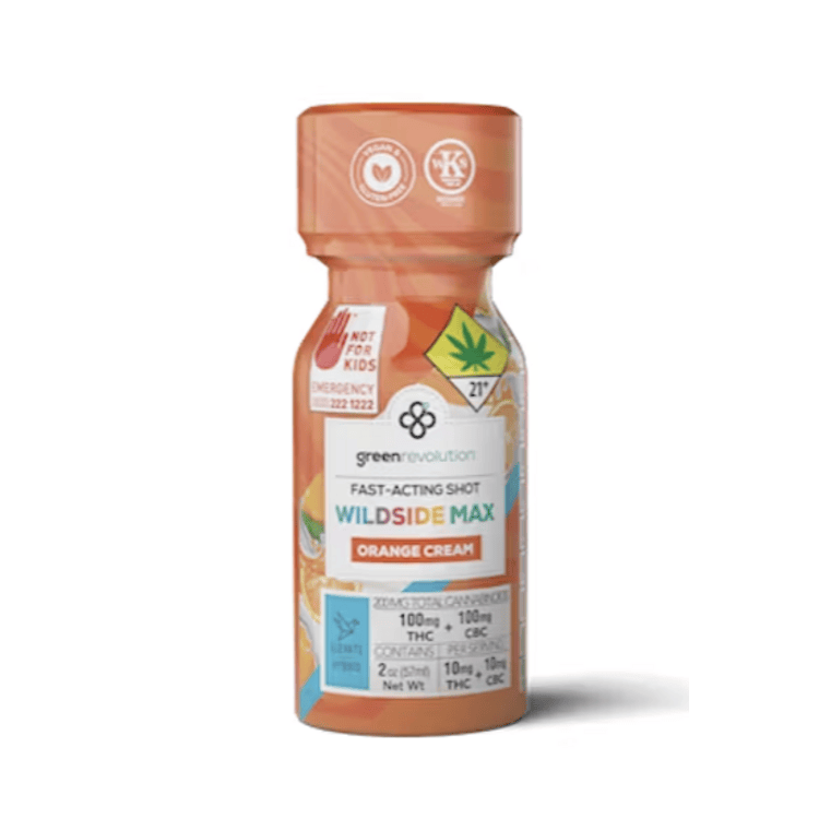 Orange Cream MAX 1:1 - SHOT - (200mg) - WILDSIDE MAX