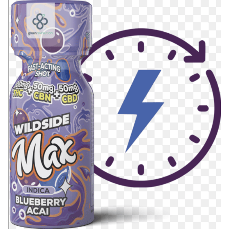 Blueberry Acai 2:1:1 - SHOT - (200mg) - WILDSIDE MAX