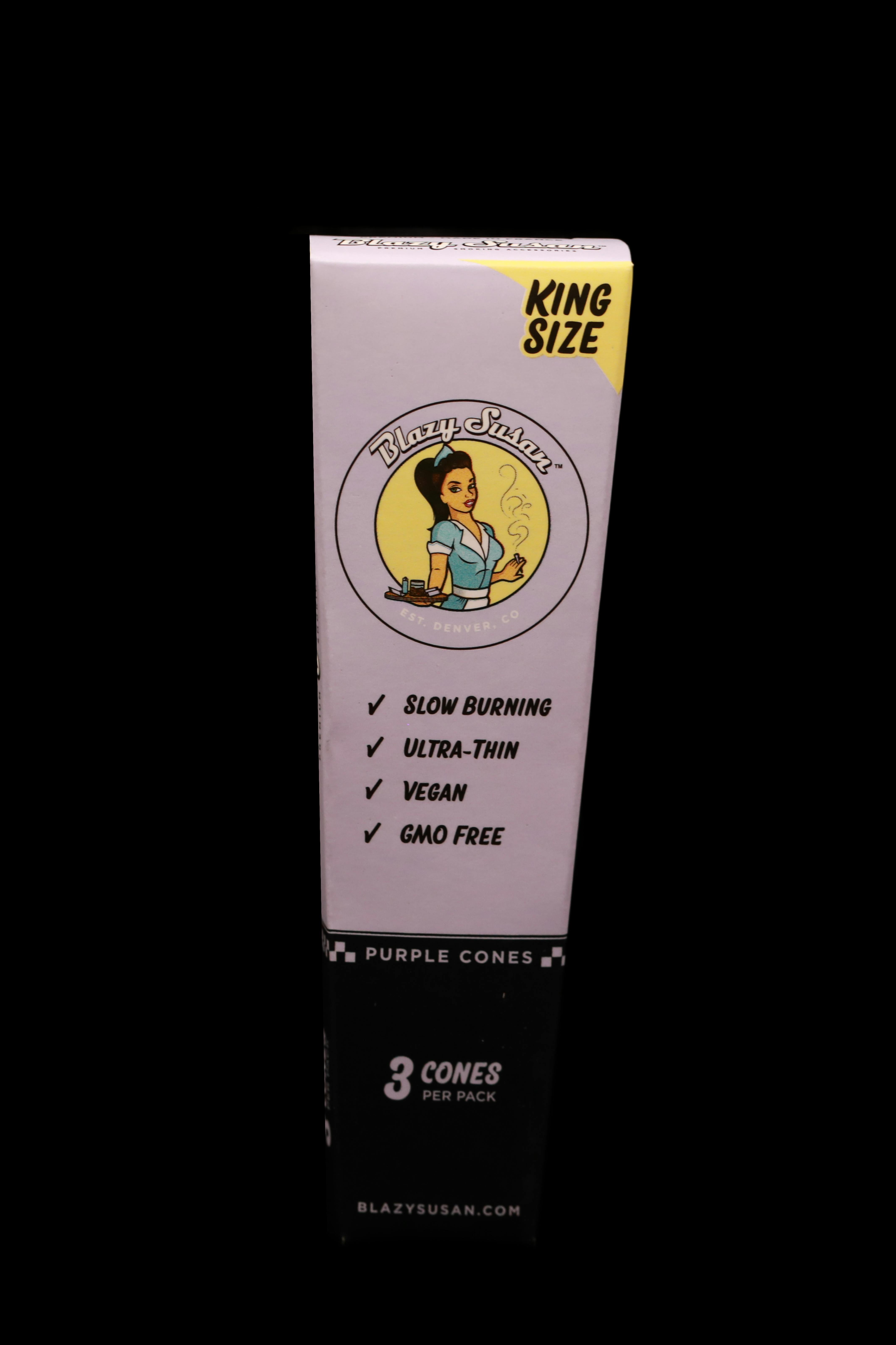 Blazy Susan Cones | 3pk *Purple | KING* at Auraz Medical | South Berwick Cannabis Dispensary