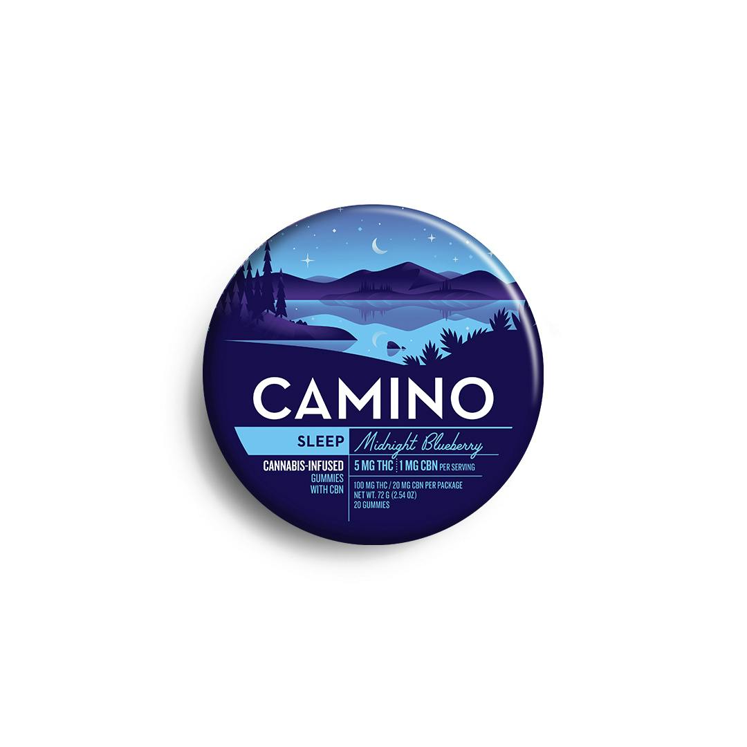 Camino 5mg Gummies - Midnight Blueberry CBN