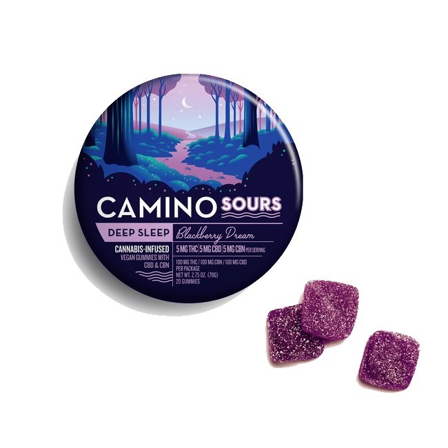 Camino - Sour Gummy - Blackberry Dream - 100mg THC - 10ct