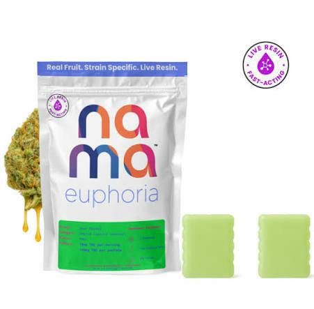 Nama Euphoria Sour Diesel Live Resin Gummy