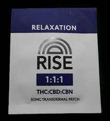 50mg THC:CBD:CBN Relaxation Transdermal Patch | RISE