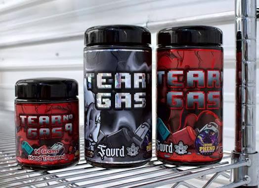 Tear Gas #9 14g Pre Packaged Flower Jar | FAVRD