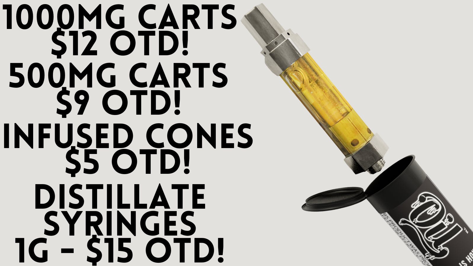 12 1000mg Carts, 15 Syringes! at Doctors Orders Weedmaps