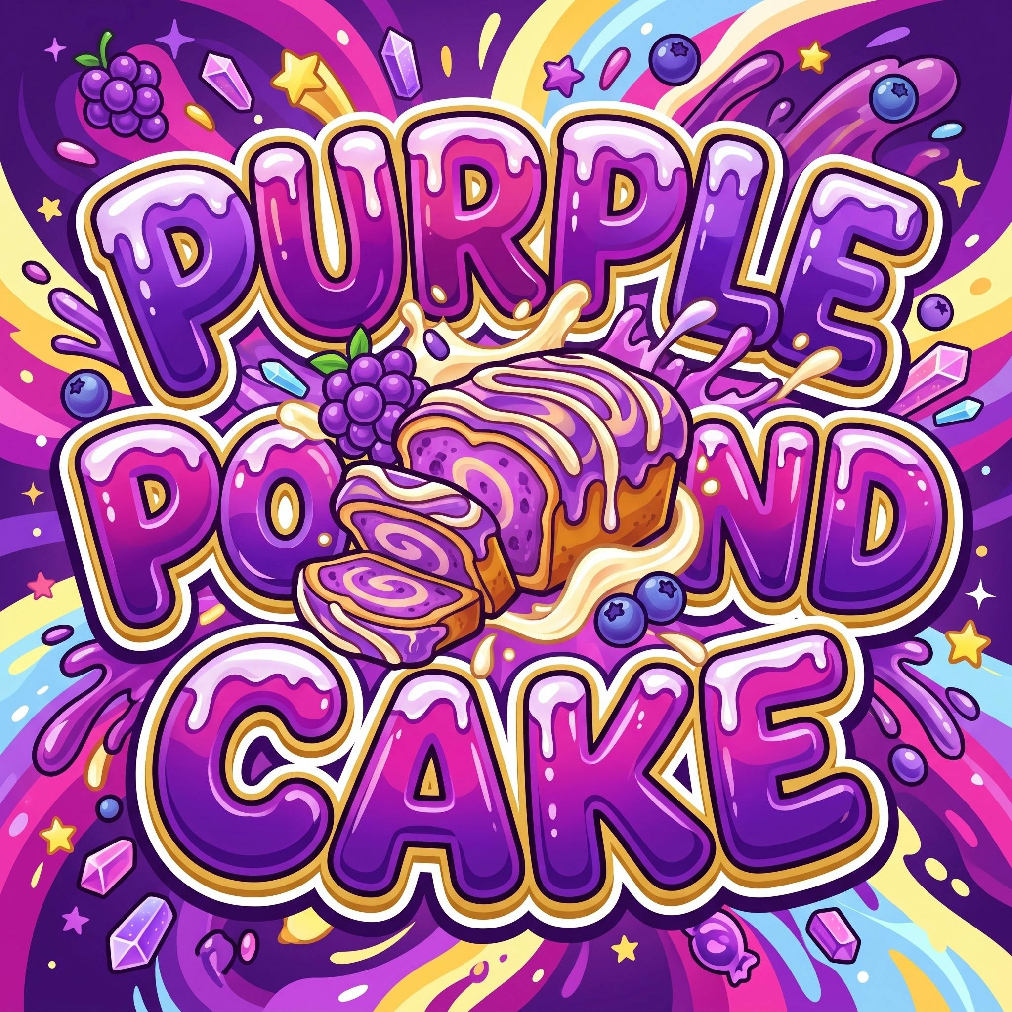 Mitten Distro - Purple Pound Cake - Buds