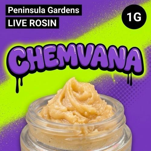 Peninsula Gardens - Chemvana 1G Live Rosin