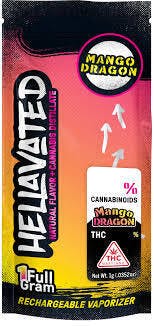 Hellavated Cartridge Mango Dragon 1g