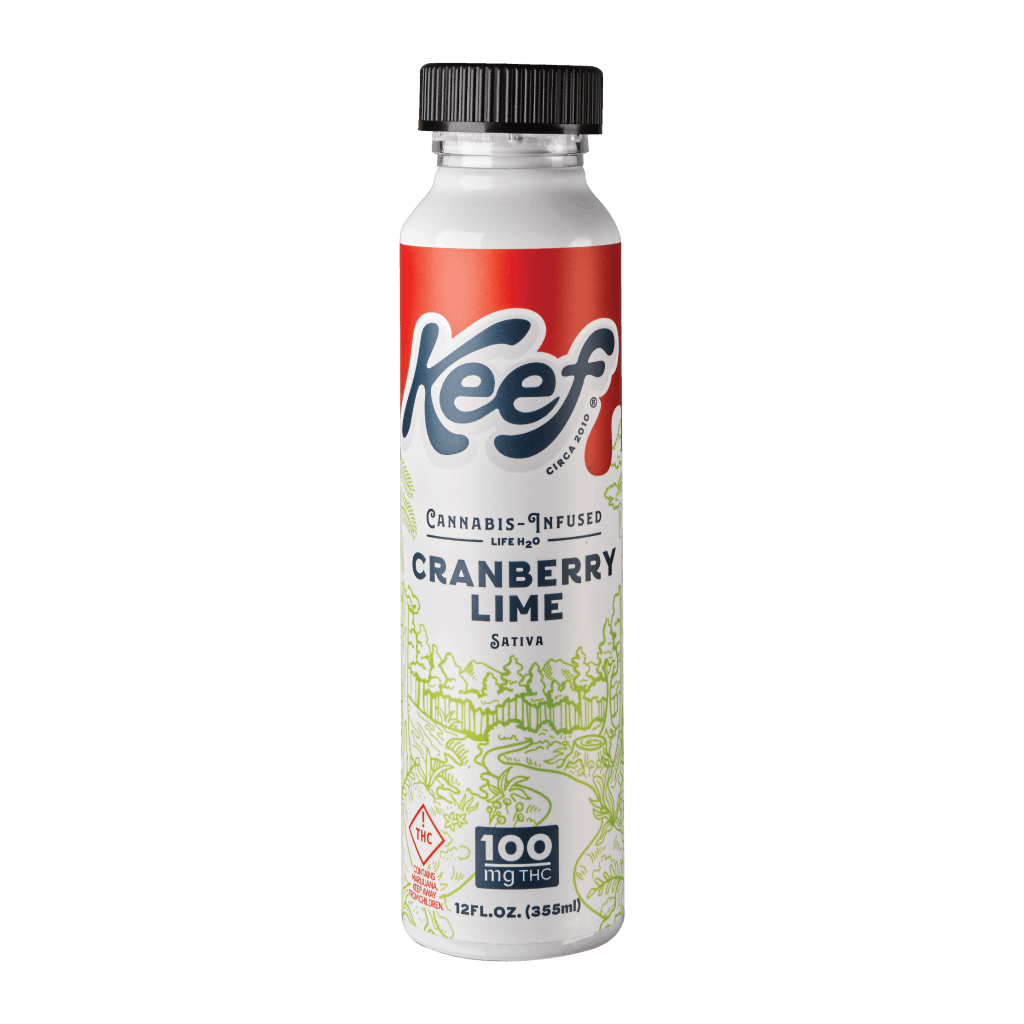 Keef Cola Life H20: Cranberry Lime Sativa 100mg