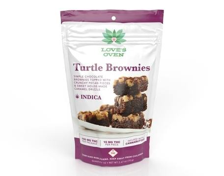 Loves Oven Brownies: Turtle Indica 100mg