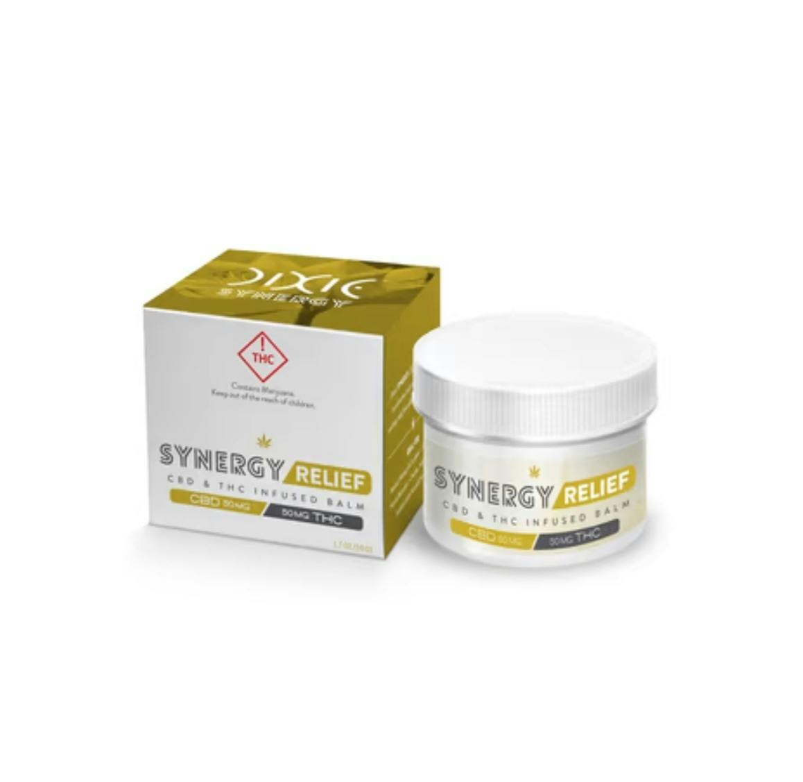 Dixie Balm Synergy: Relief 1:1 50mg