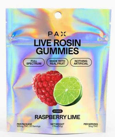 Raspberry Lime | Live Rosin Gummies | 20pk (H)
