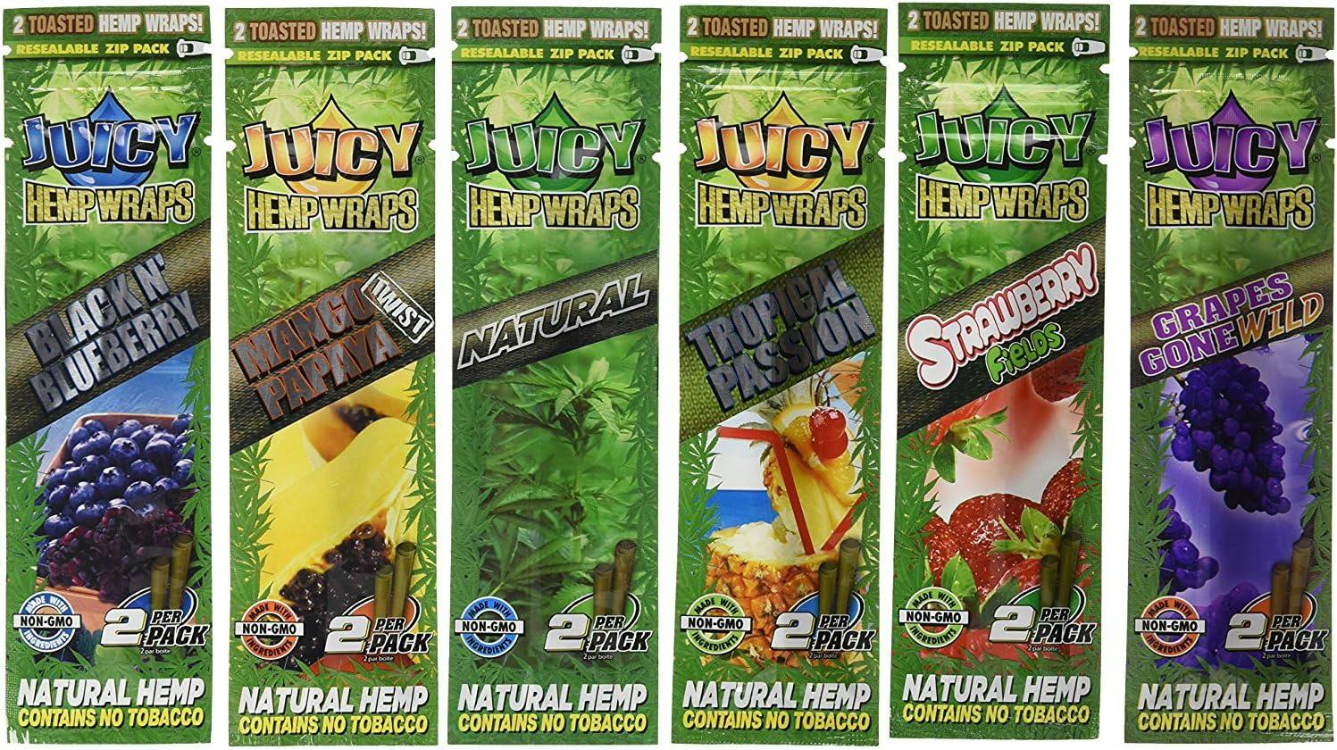 Juicy Hemp Wraps 2 pk - Assorted at The Boston Garden Somerville Dispensary