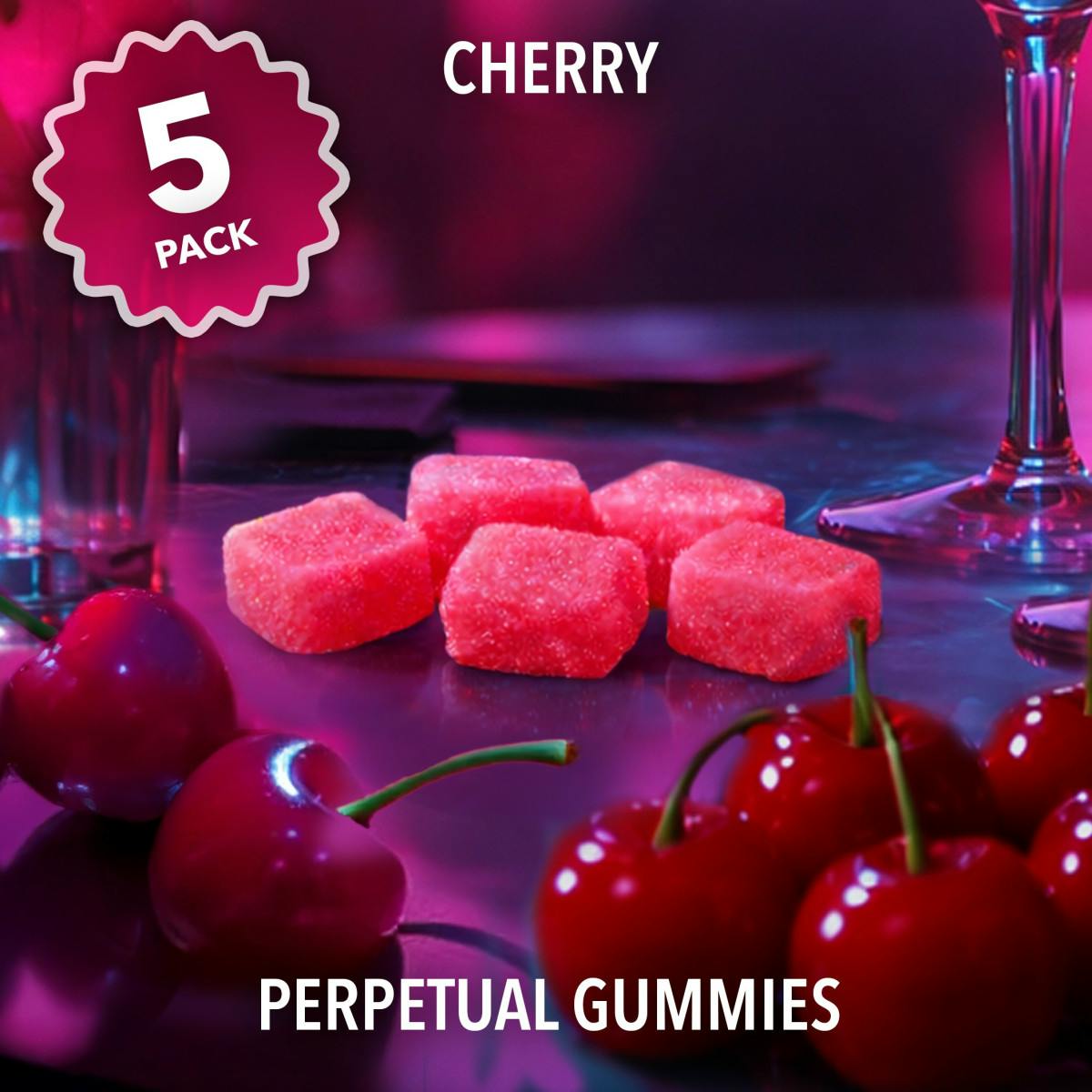 Cherry | Gummies | 5pk | 25mg(H) cannabis product