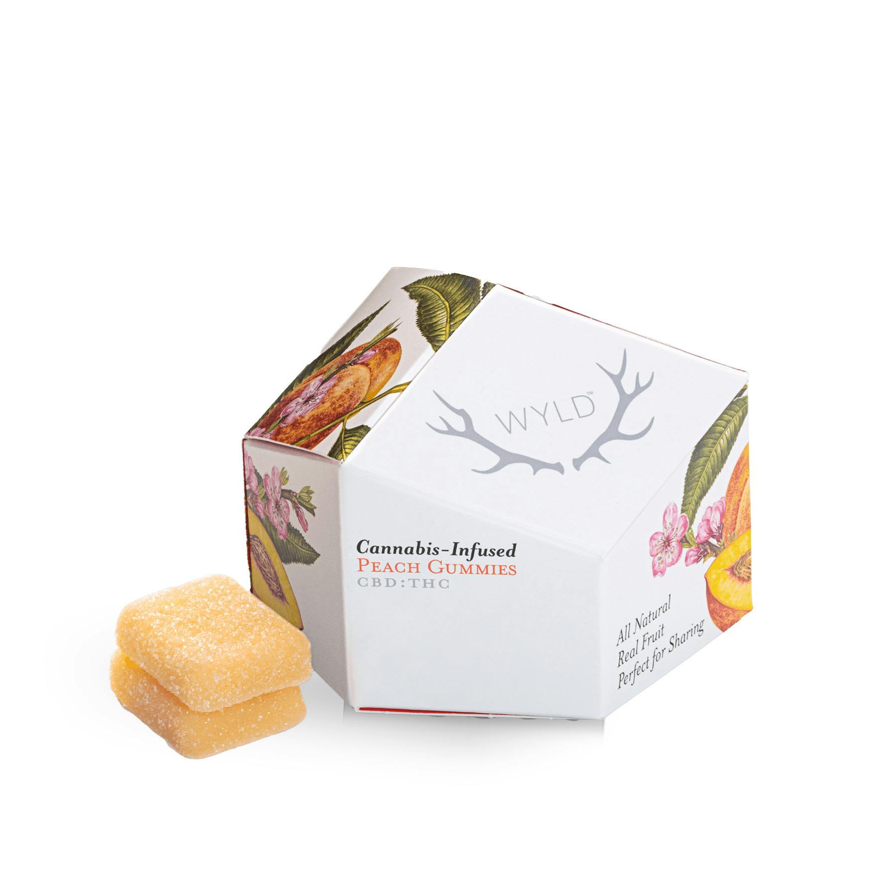 Peach CBD:THC Gummy