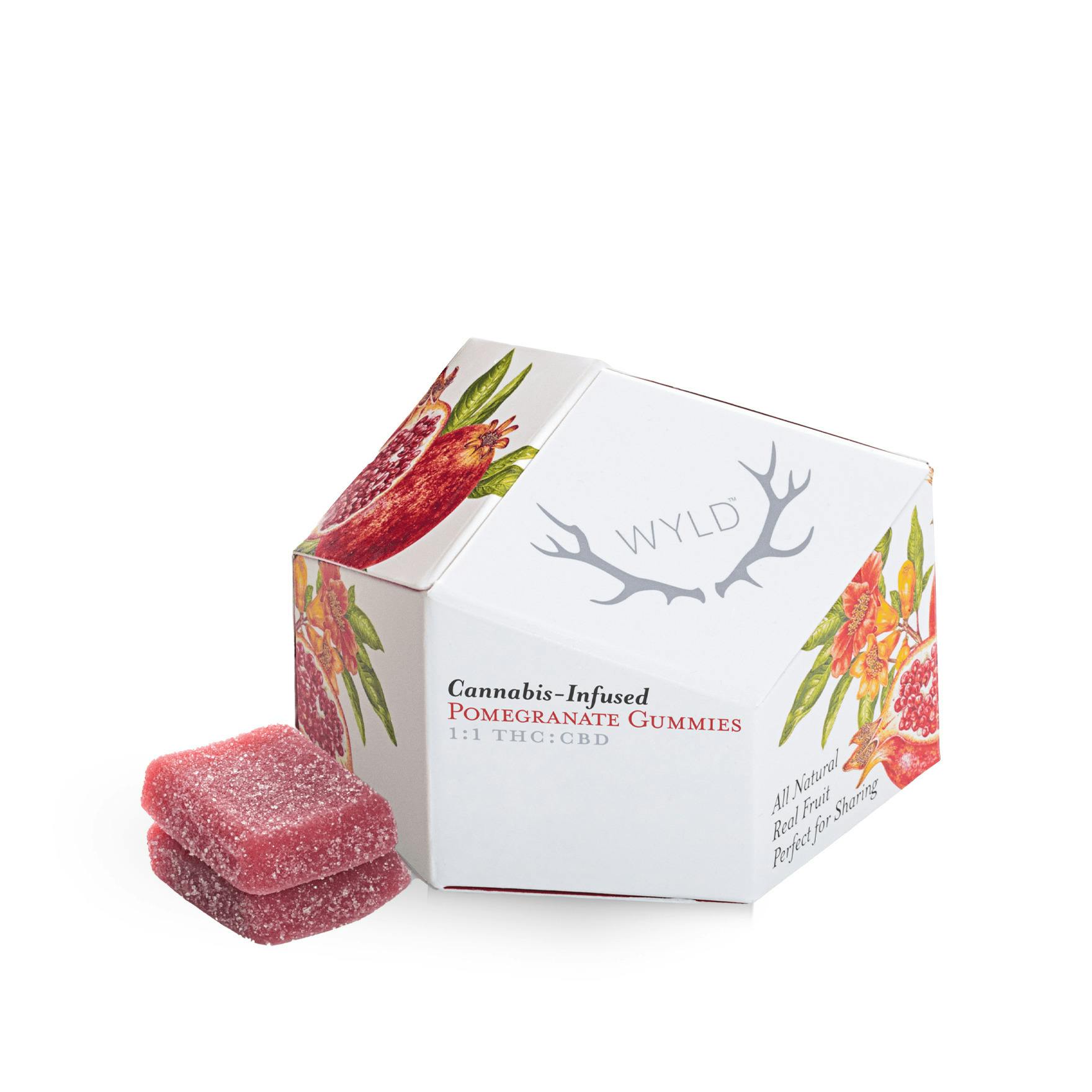 Pomegranate THC:CBD Gummy