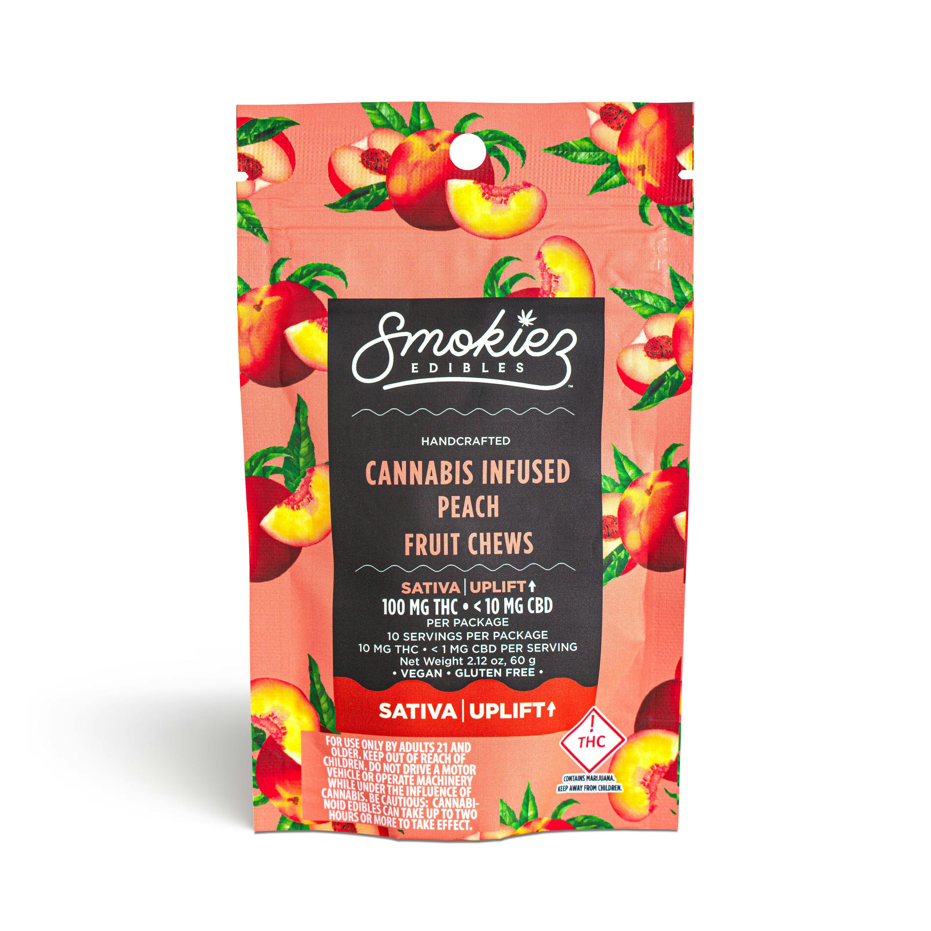 Sweet Peach Fruit Chews (Sativa) - 1000mg (Medical)