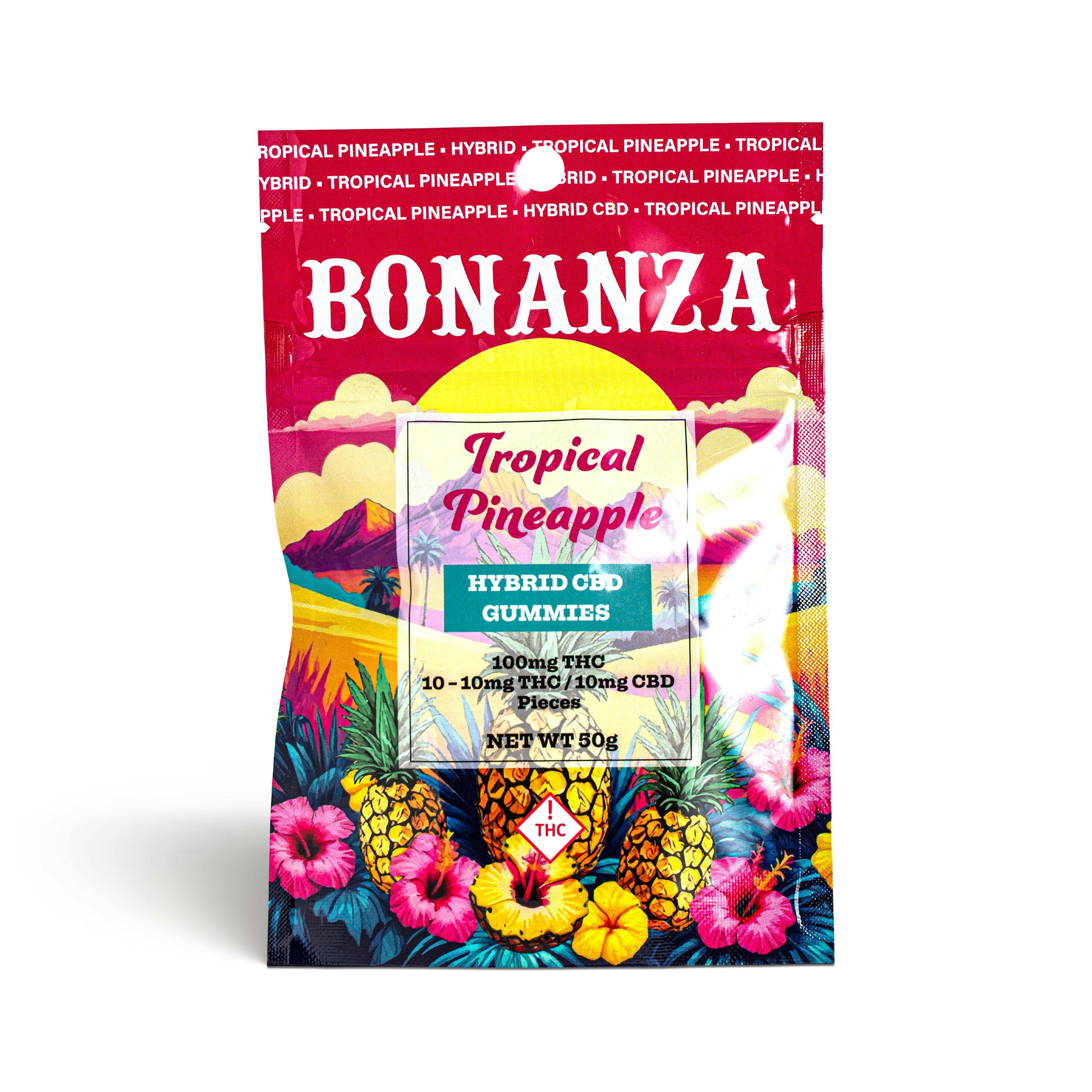 Tropical Pineapple 1:1 THC/CBD Gummies