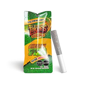 Cheetah Piss Tokees Rosin Infused Pre-Roll