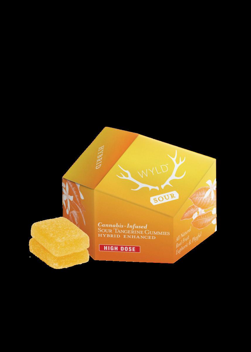 Wyld - Gummies - 200mg - Sour Tangerine - Hybrid