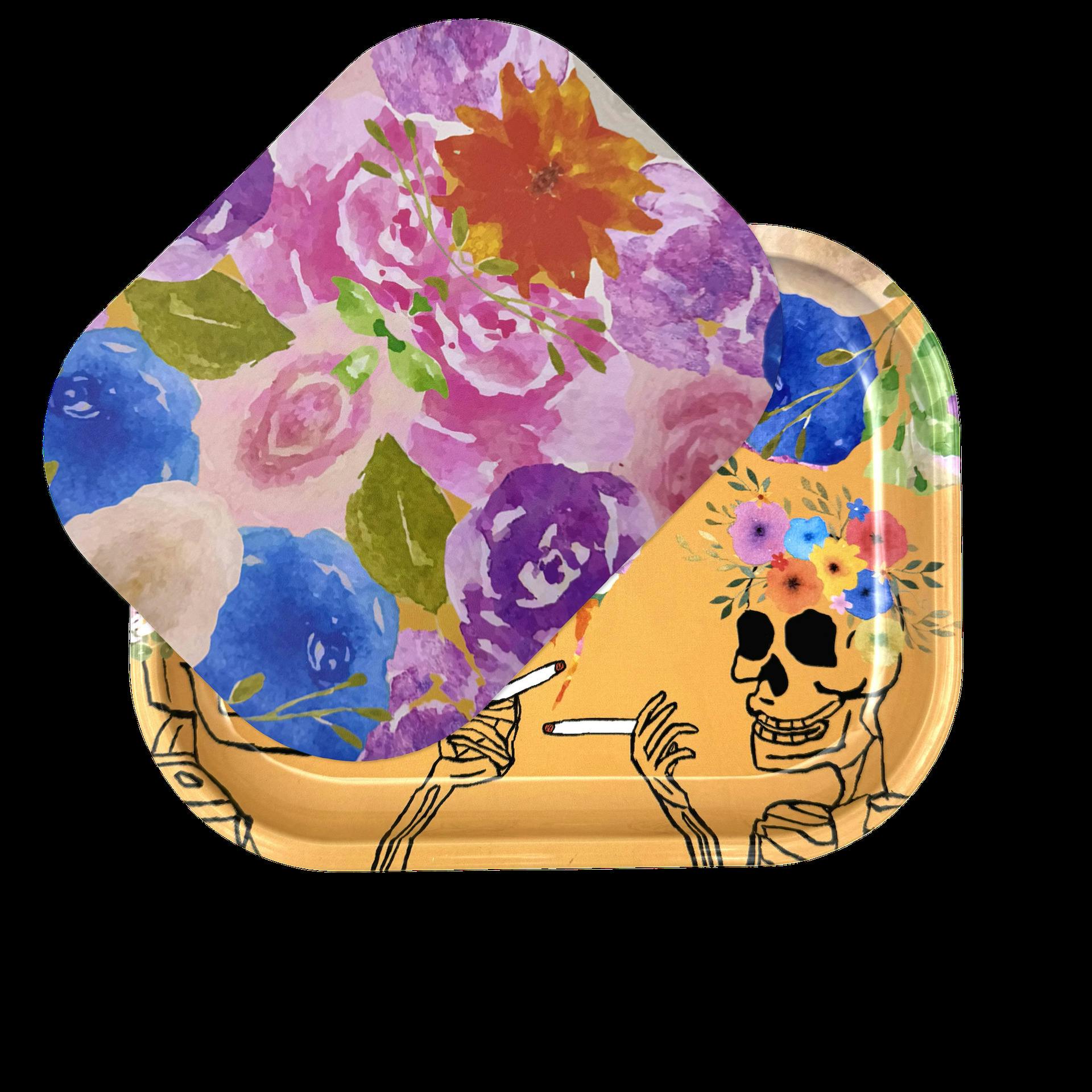 Zzz's - Dead Flowers - Rolling Tray w/ Magnetic Cover