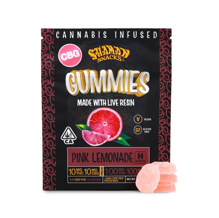 1:1 Pink Lemonade — 1:1 PINK LEMONADE THC:CBG - 200MG