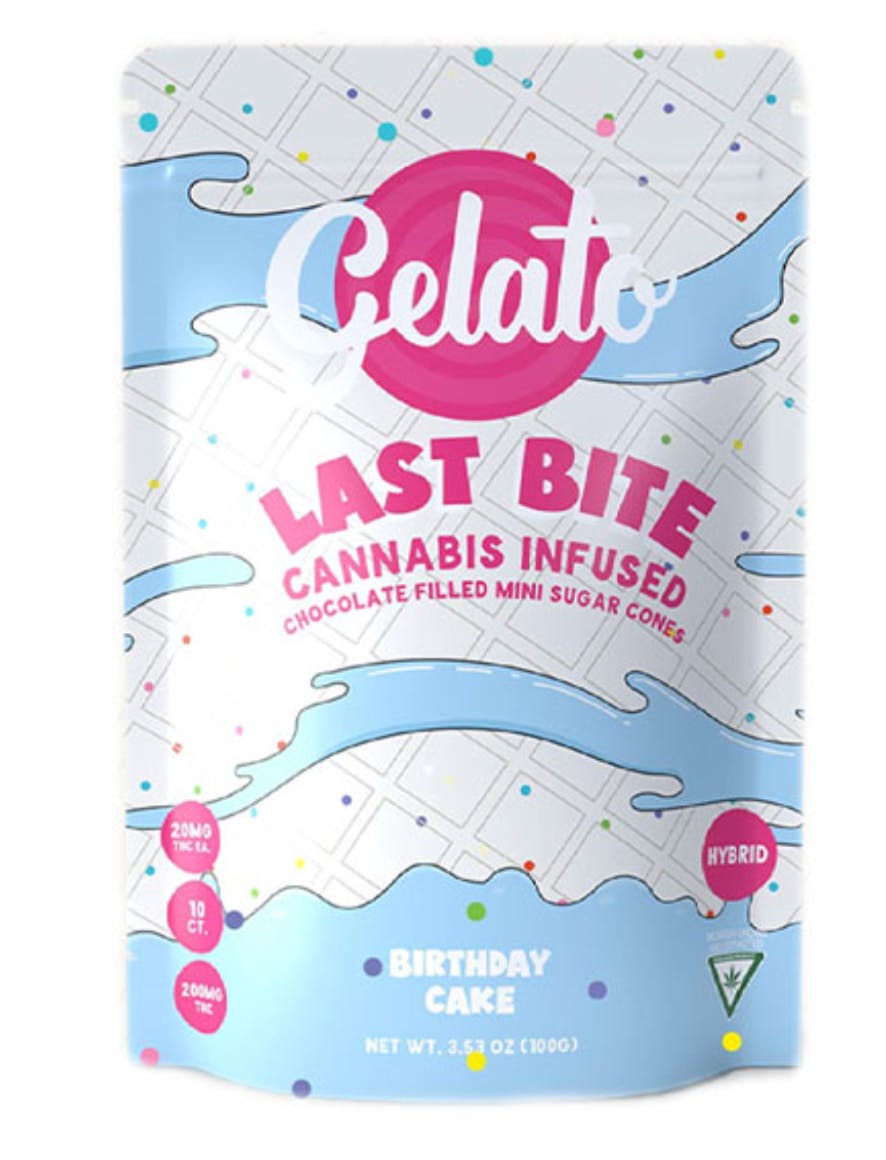 LAST BITE CONES — Birthday Cake Minis