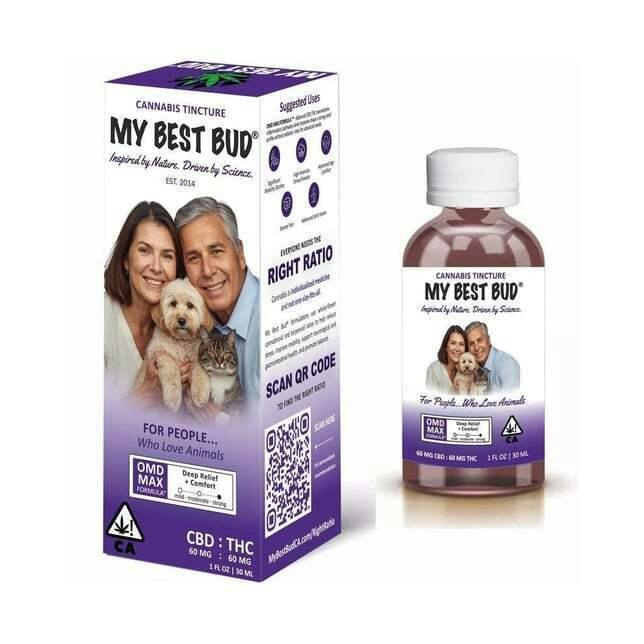OMD MAX CBD:THC - 60 mg