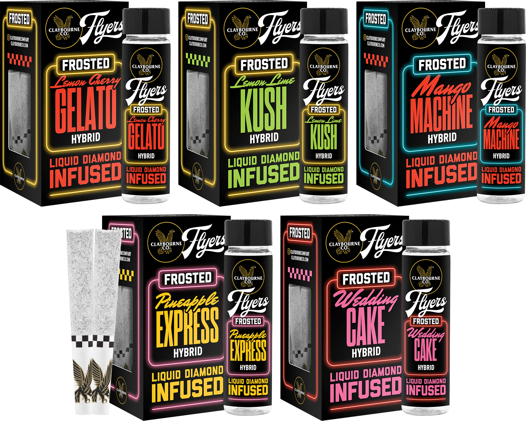 flyers Yuzu Arctic Razz frosted infused - 2.5 g