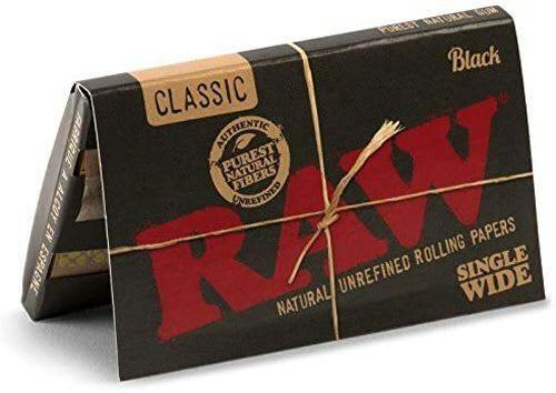 Raw Black Classic Rolling Paper Singlewide