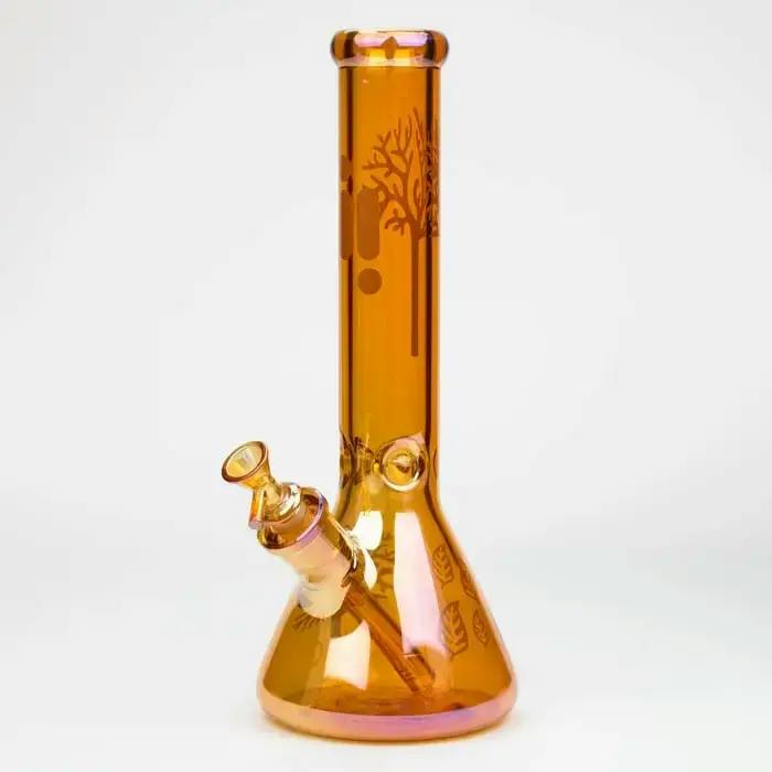 Infyniti Tree of Life Glass Bong 14'' (Wine)