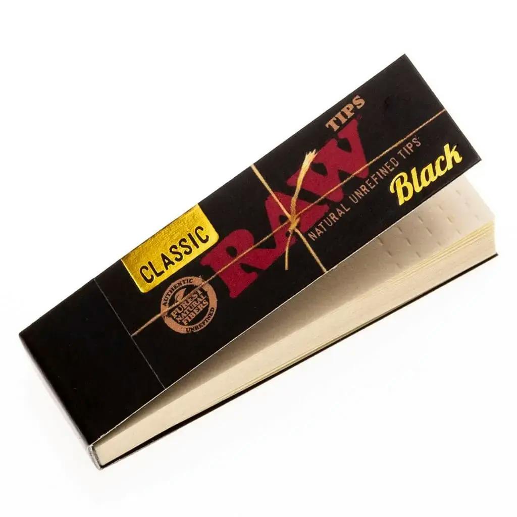 Raw Black Classic Rolling Tips