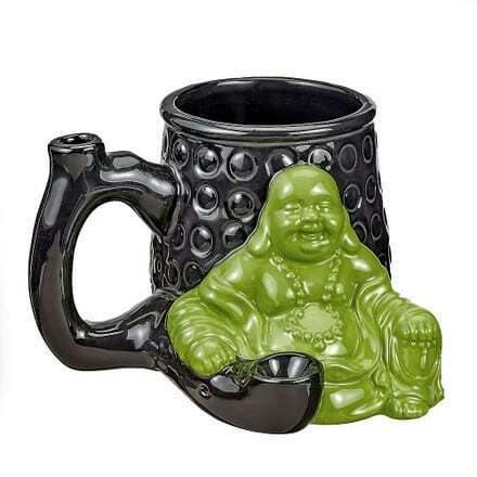 Premium Roast & Toast Ceramic Mug with Pipe (Buddha)