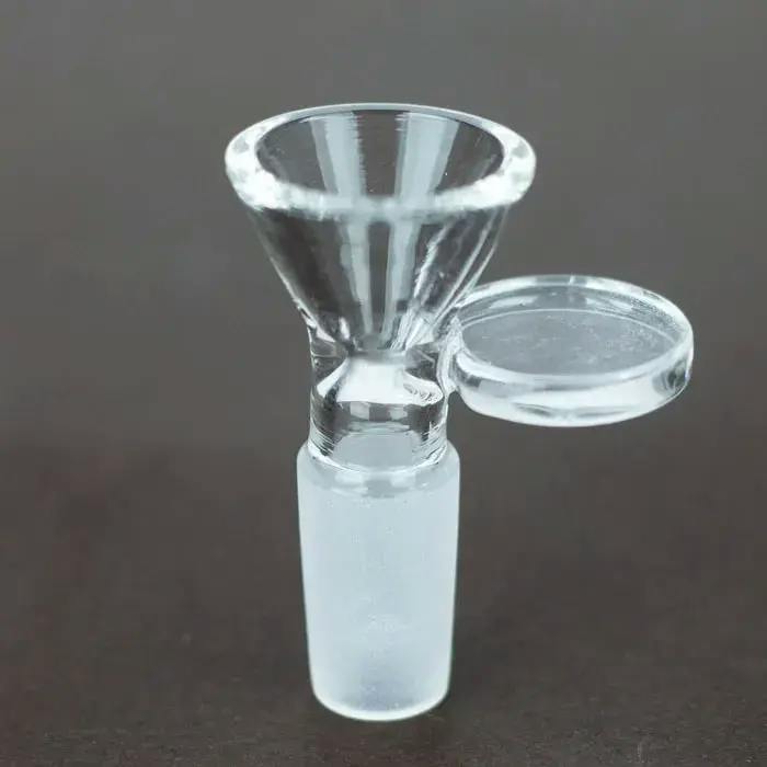 Glass Bowl with roud handle 14mm (Clear)
