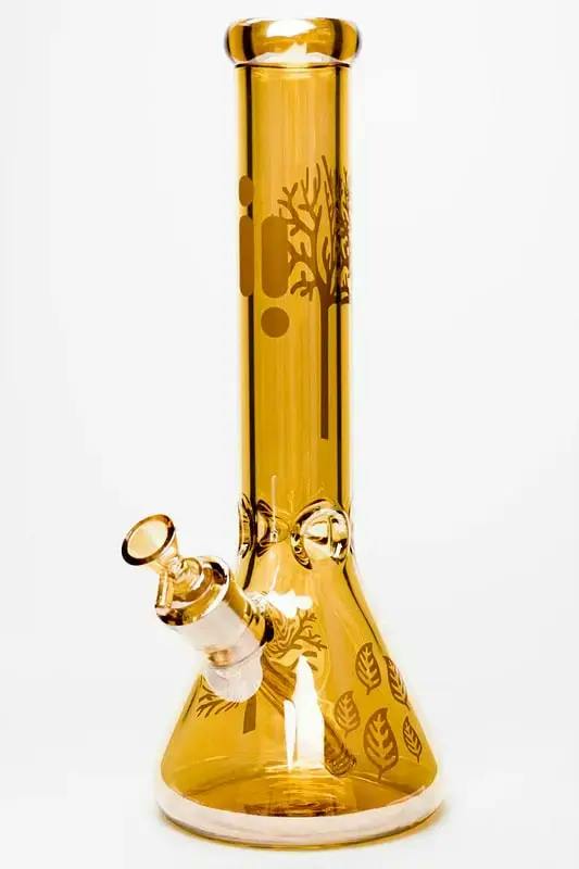 Infyniti Tree of Life Glass Bong 14'' (Gold)