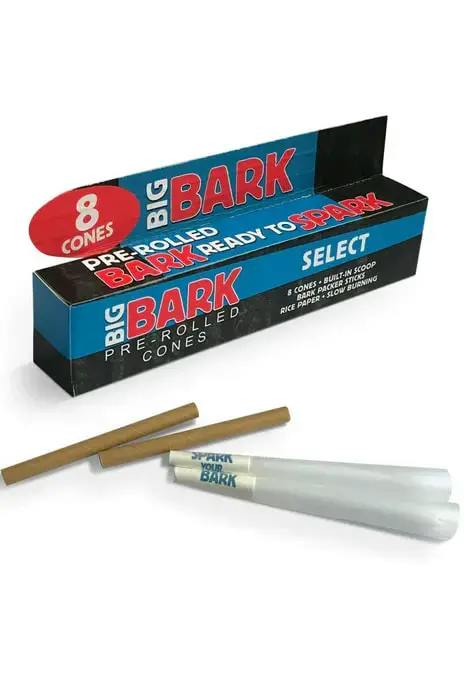 BigBark Slow Burning Rice Pre-rolled Cones 8 Pack