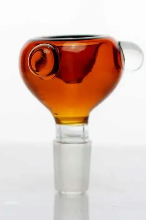 Glass Round Bowl (Amber)