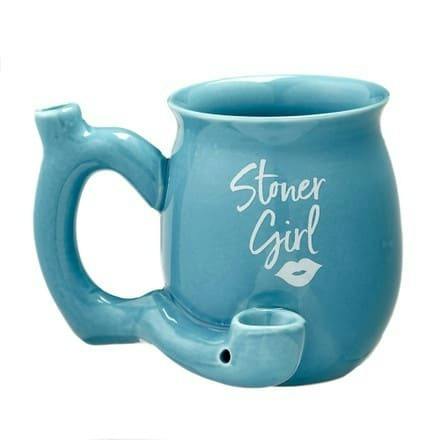 Premium Roast & Toast Ceramic Mug with Pipe (Teal)