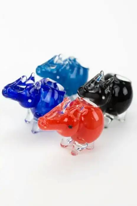 Glass Rhino Pipe 5''