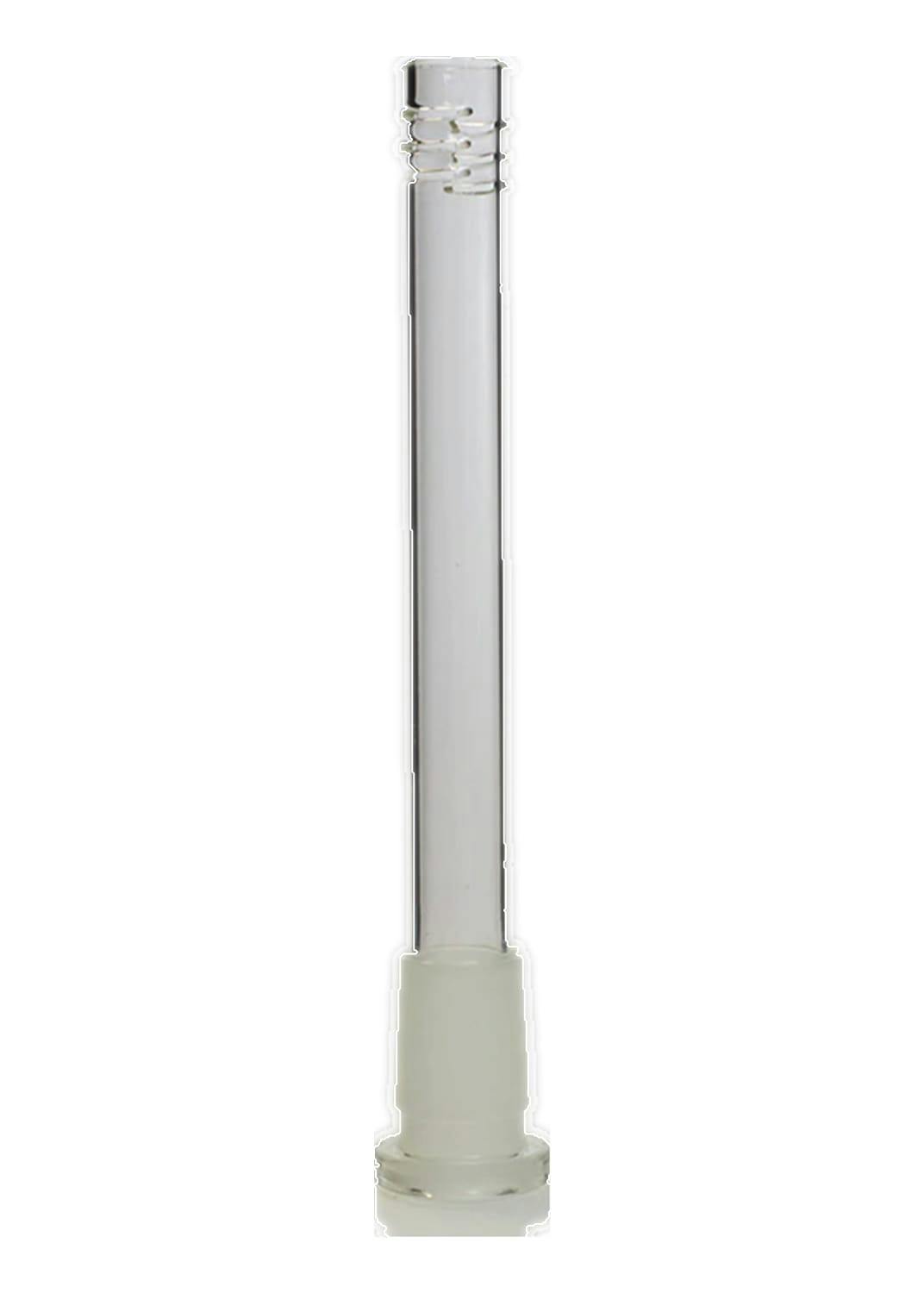 Glass open ended 6 slits downstem 5''
