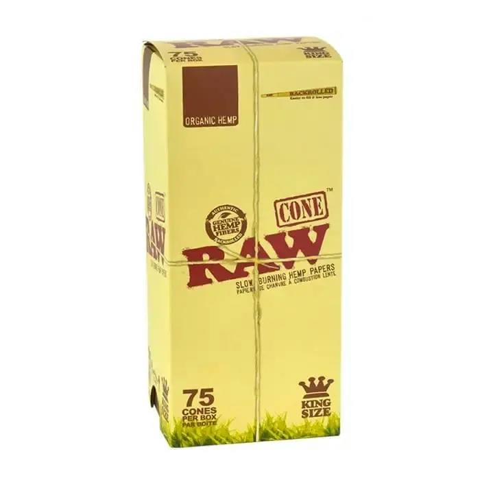 Raw Organic Cone King Size 75 Pack